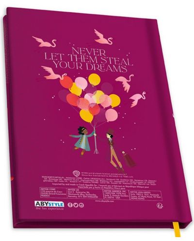 Тефтер ABYstyle Movies: Wonka - Willy Wonka Dreams, формат A5 - 2