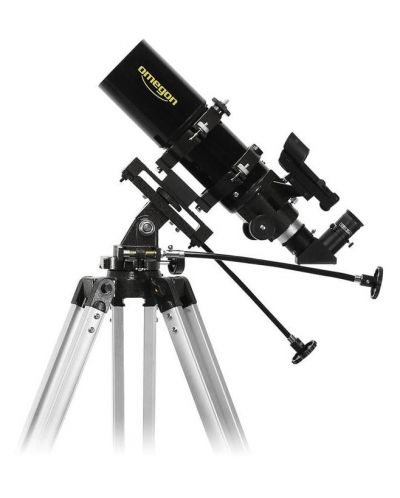 Телескоп Omegon - AC 80/400 AZ-3, черен - 2