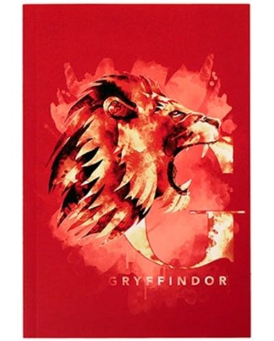 Тефтер Cinereplicas Movies: Harry Potter - Gryffindor (Lion), A5 - 1