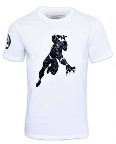 Тениска Avengers - Black Panther, бяла - 1