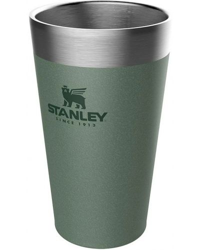Термочаша за бира Stanley The Stacking - Hammertone Green, 470 ml - 1
