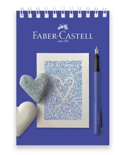 Тефтерче Faber-Castell А6 - 40 листа, спирала, асортимент - 1