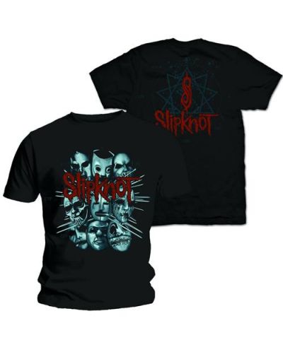 Тениска Rock Off Slipknot - Masks 2 - 1