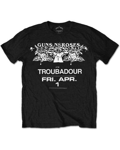 Тениска Rock Off Guns N' Roses - Troubadour Flyer - 1