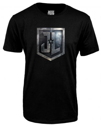 Тениска Justice League - Logo, черна - 1