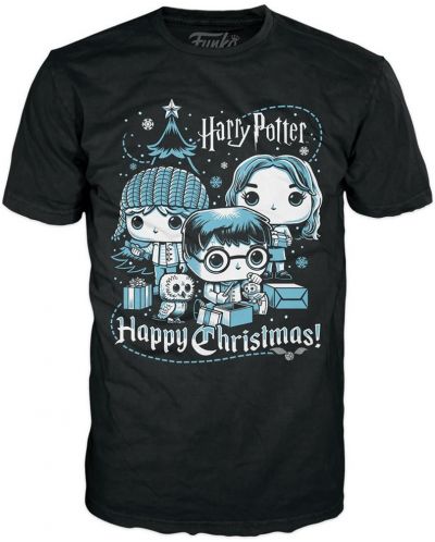 Тениска Funko Movies: Harry Potter - Happy Christmas - 1