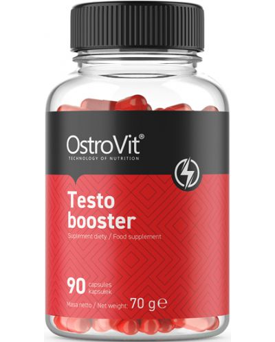 Testo Booster, 90 капсули, OstroVit - 1