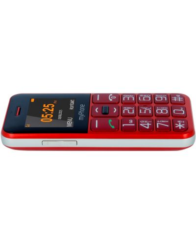 Мобилен телефон myPhone - Halo Easy, 1.77", 4MB, червен - 4