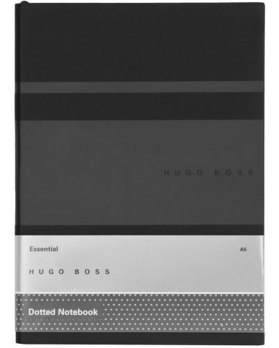 Тефтер Hugo Boss Gear Matrix - A5, с точки, черен - 2