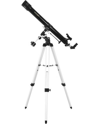 Телескоп Omegon - AC 70/900 EQ-1, черен - 1