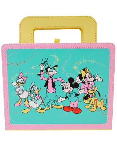 Тефтер Loungefly Disney: Mickey Mouse - Mickey & Friends Lunchbox - 1