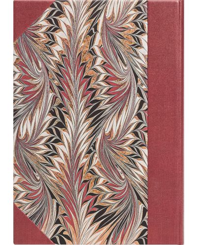 Тефтер Paperblanks Rubedo - 13 x 18 cm, 72 листа, с широки редове - 2