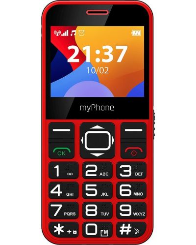 Телефон myPhone - Halo 3, 2.31'', 32MB/32MB, червен - 1