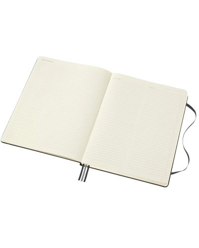 Тефтер с твърди корици Moleskine Pro Collection XL - Project Planner, черен - 3