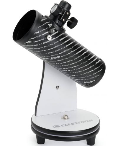 Телескоп Celestron - FirstScope 76, бял/черен - 1