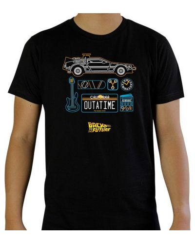 Тениска ABYstyle Movies: Back to the Future - DeLorean - 1