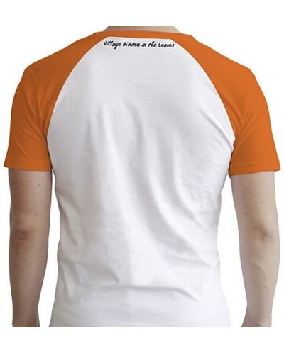 Тениска ABYstyle Animation: Naruto Shippuden - Naruto (White & Orange) - 2