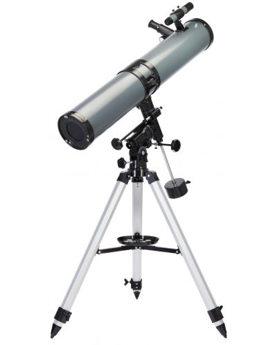Телескоп Levenhuk - Blitz 114 PLUS, сив - 1