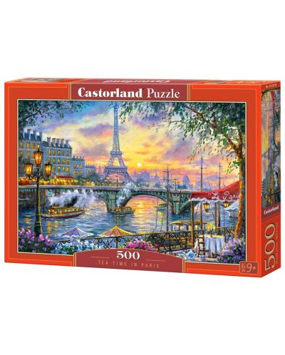 Пъзел Castorland от 500 части - Време за чай в Париж - 1