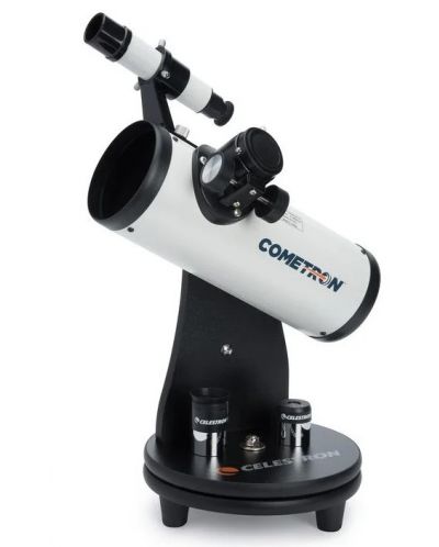 Телескоп Celestron - Cometron FirstScope, N 76/300, бял/черен - 1