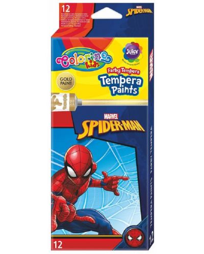 Темперни бои Colorino Marvel Spider-Man, 12 цвята, 12 ml - 1