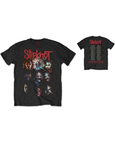 Тениска Rock Off Slipknot - Prepare for Hell 2014-2015 Tour - 1