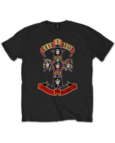 Тениска Rock Off Guns N' Roses - Appetite for Destruction ( Pack) - 1