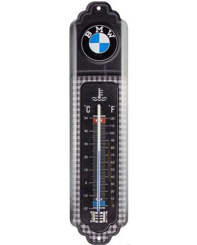 Метален ретро термометър Nostalgic Art BMW - Classic Houndstooth - 1