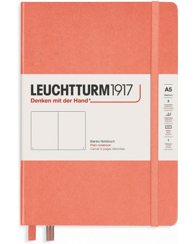 Тефтер Leuchtturm1917 Muted Colors - А5, бели страници, Bellini - 1