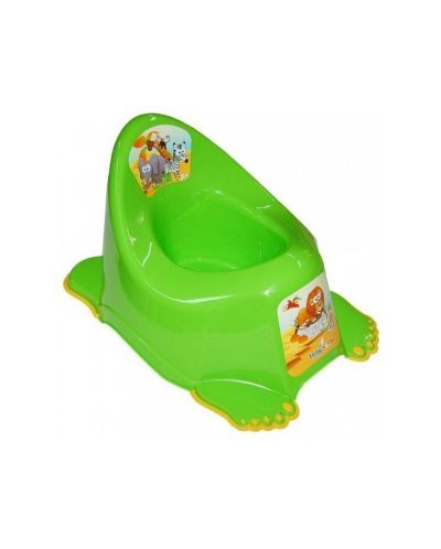 Бебешко анатомично музикално гърне Tega Baby - Сафари, Зелено