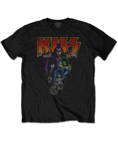 Тениска Rock Off KISS - Neon Band - 1
