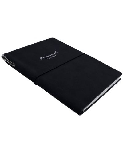 Тефтер Victoria's Journals Kuka - Черен, пластична корица, 96 листа, А5 - 3