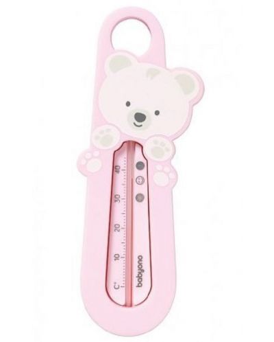 Термометър за баня Babyono - Мече, розово - 1