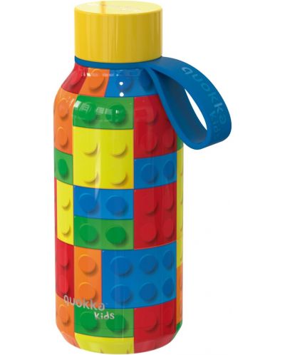 Термобутилка Quokka Kids - Solid, Color Bricks, 330 ml - 1