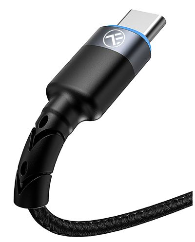 Кабел Tellur - TLL155363, USB-A/USB-C, 1.2 m , черен - 2