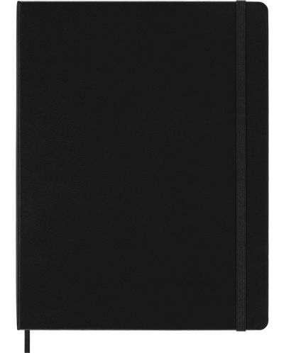 Тефтер с твърди корици Moleskine Classic Extra XL - Черен, комбинирани страници - 2