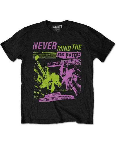Тениска Rock Off The Sex Pistols - Japanese Poster - 1