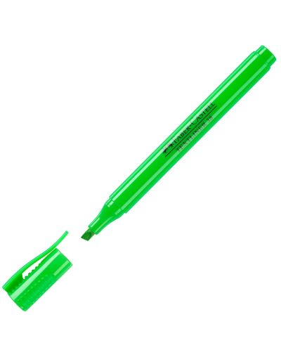 Текст маркер Faber-Castell Slim 38 - Зелен - 1