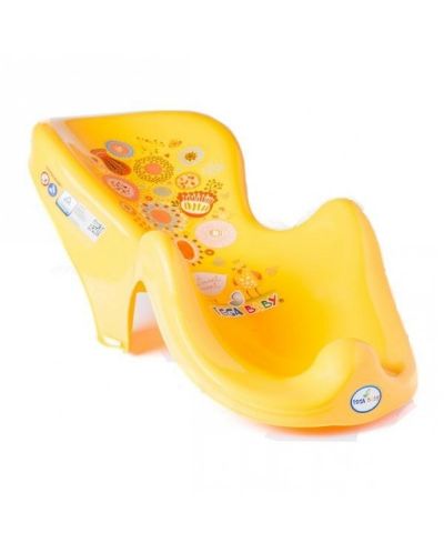 Подложка за къпане Tega Baby Анита - Фолк, Жълта