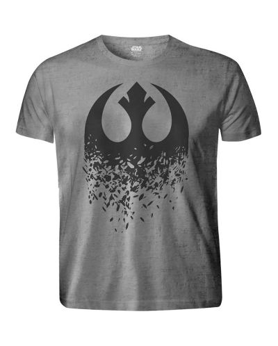 Тениска Rock Off Star Wars Episode VIII - Rebel Logo Splintered - 1