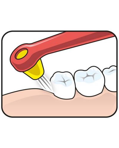 TePe Ангулирана четка със заострен връх Interspace, Soft, асортимент - 5