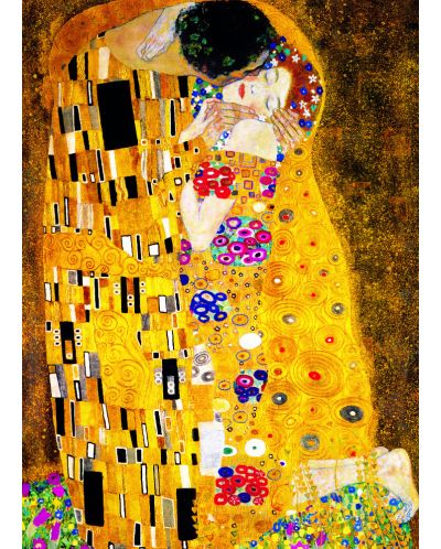 Пъзел Eurographics от 1000 части - Целувката, Густав Климт - 2