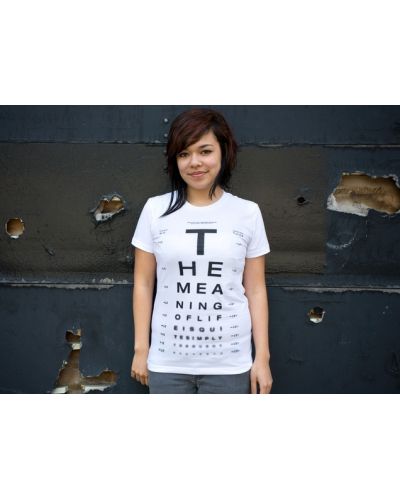 Threadless The Meaning of Life - дамска L - 4