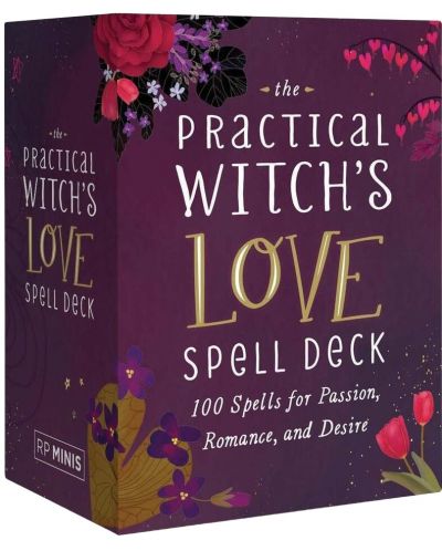 The Practical Witch's Love Spell Deck (100 Cards and Mini Book) - 1