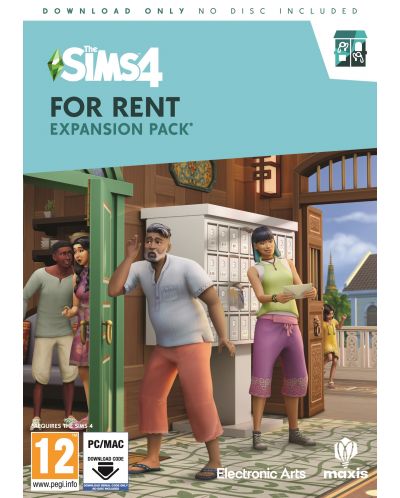 The Sims 4: For Rent Expansion Pack - Код в кутия (PC) - 1