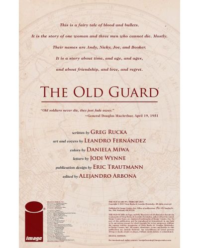 Old Guard Book One: Opening Fire (The Old Guard): Rucka, Greg, Fernandez,  Leandro: 9781534302402: : Books