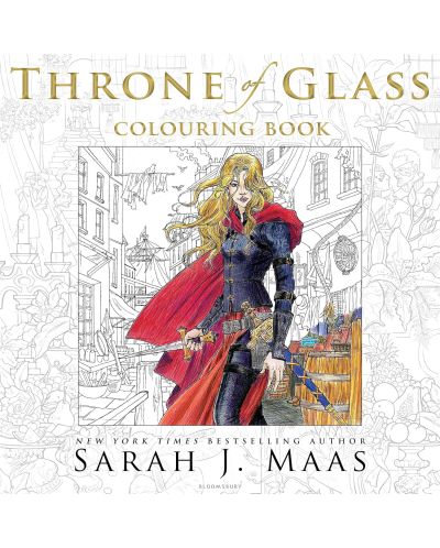 The Throne of Glass: Colouring Book - 1