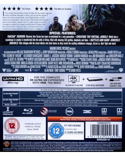The Legend of Tarzan (4K UHD + Blu-Ray) - 2