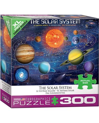 Пъзел Eurographics от 300 XL части - Слънчевата система