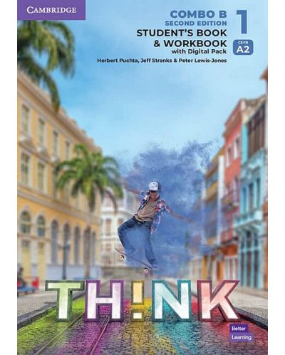 Think: Student's Book and Workbook with Digital Pack Combo B British English - Level 1 (2nd edition) - 1